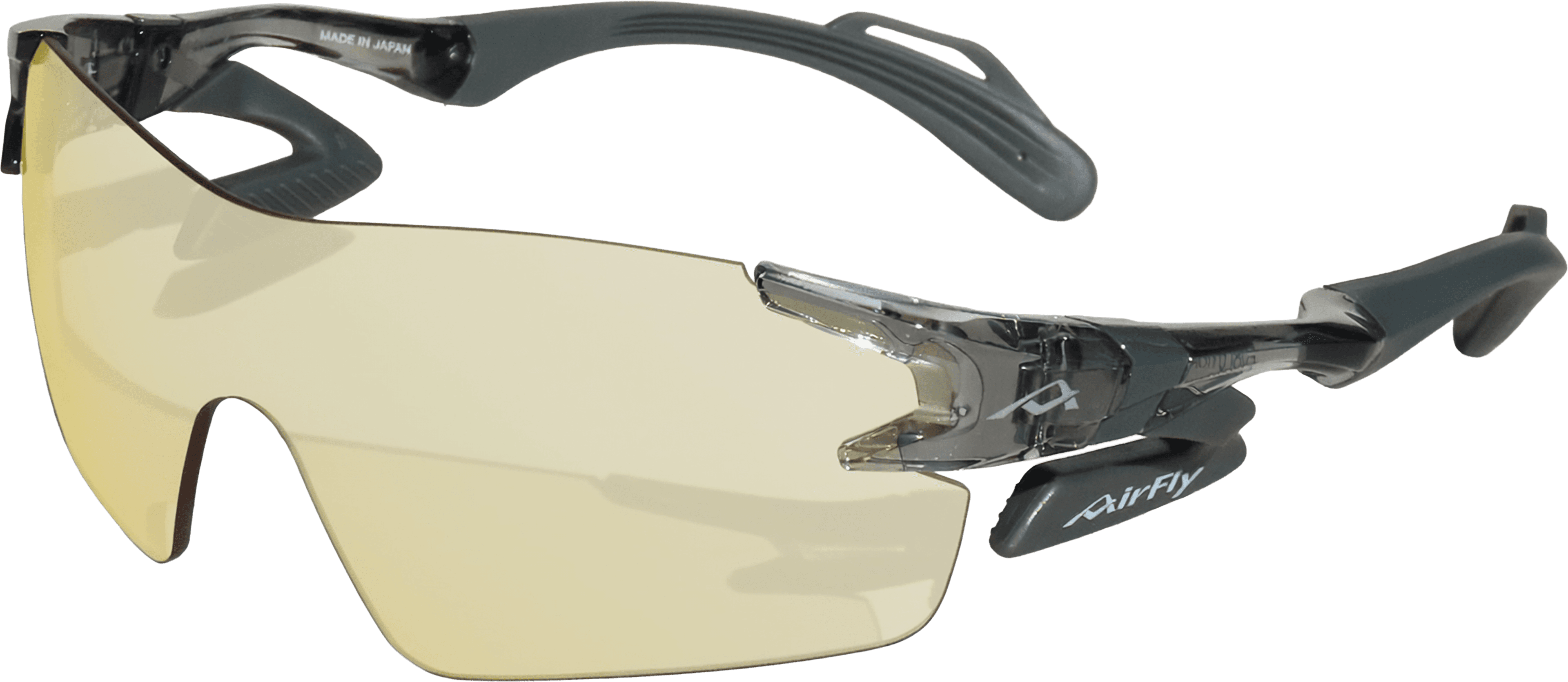 グランプリ賞品 AirFly AF-301 ES。クリアーアッシュのフレームとブルーライトカットレンズを備えたeスポーツ用グラス
